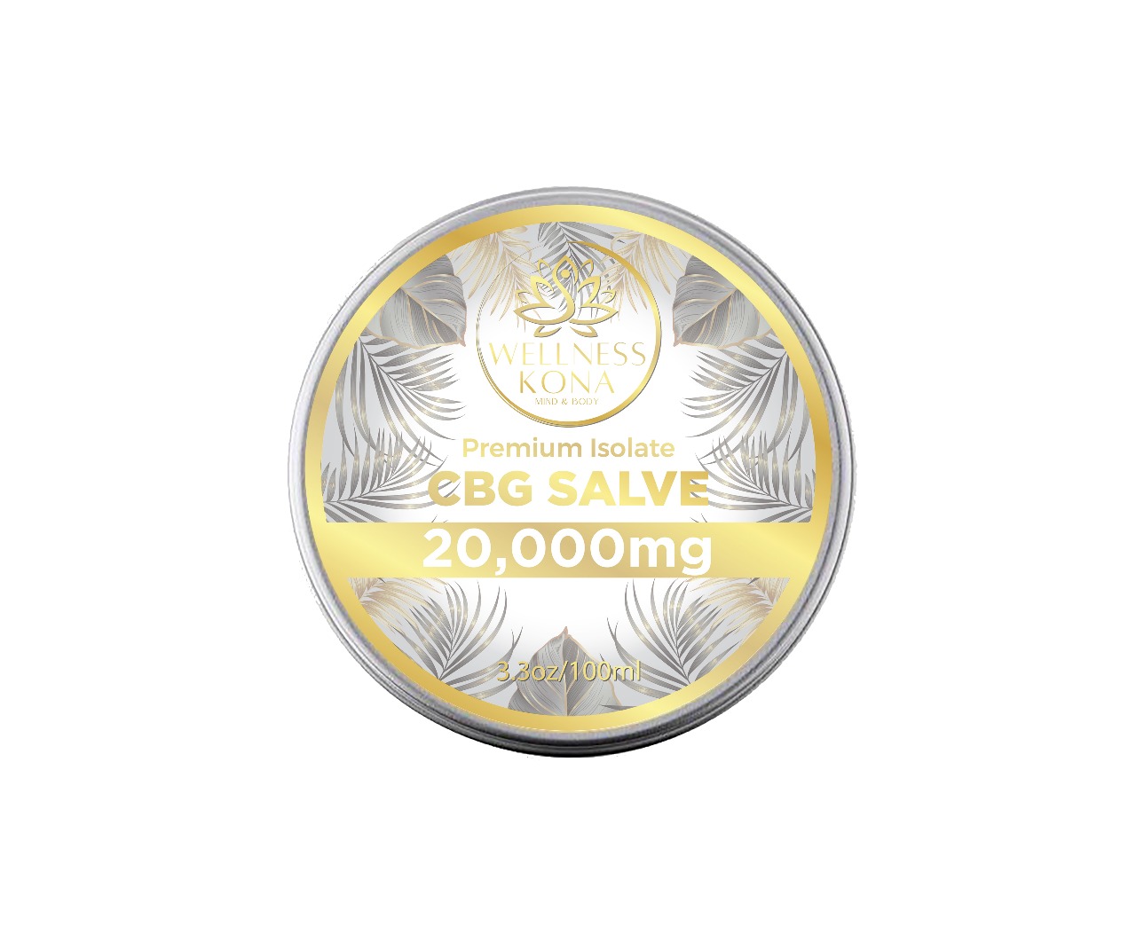 20,000mg CBG SALVE Premium Isolate 100ml/3.3oz