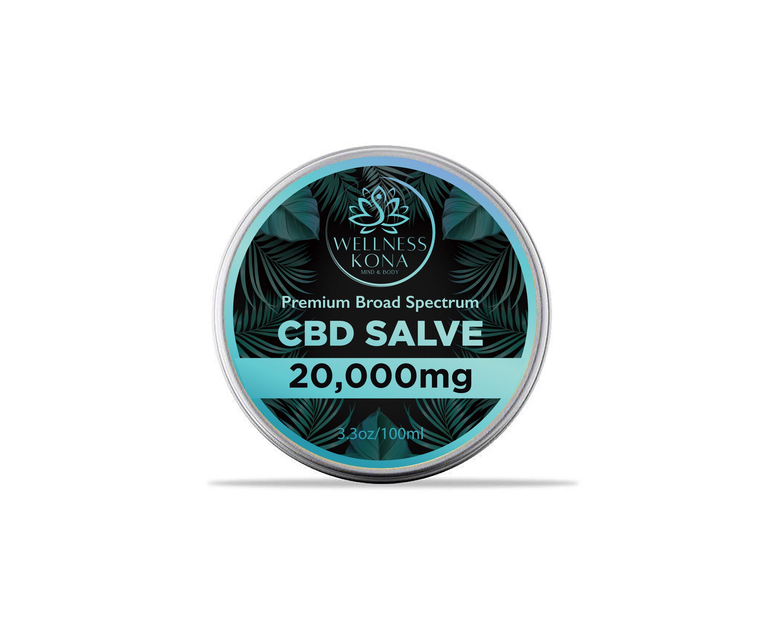 20,000mg CBD SALVE Premium Broad Spectrum 100ml/3.3oz