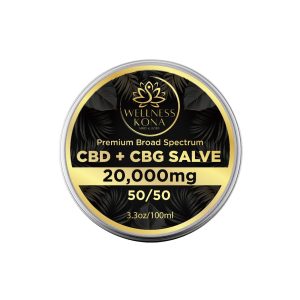20,000mg CBD+CBG 50/50 SALVE Premium Broad Spectrum 100ml/3.3oz