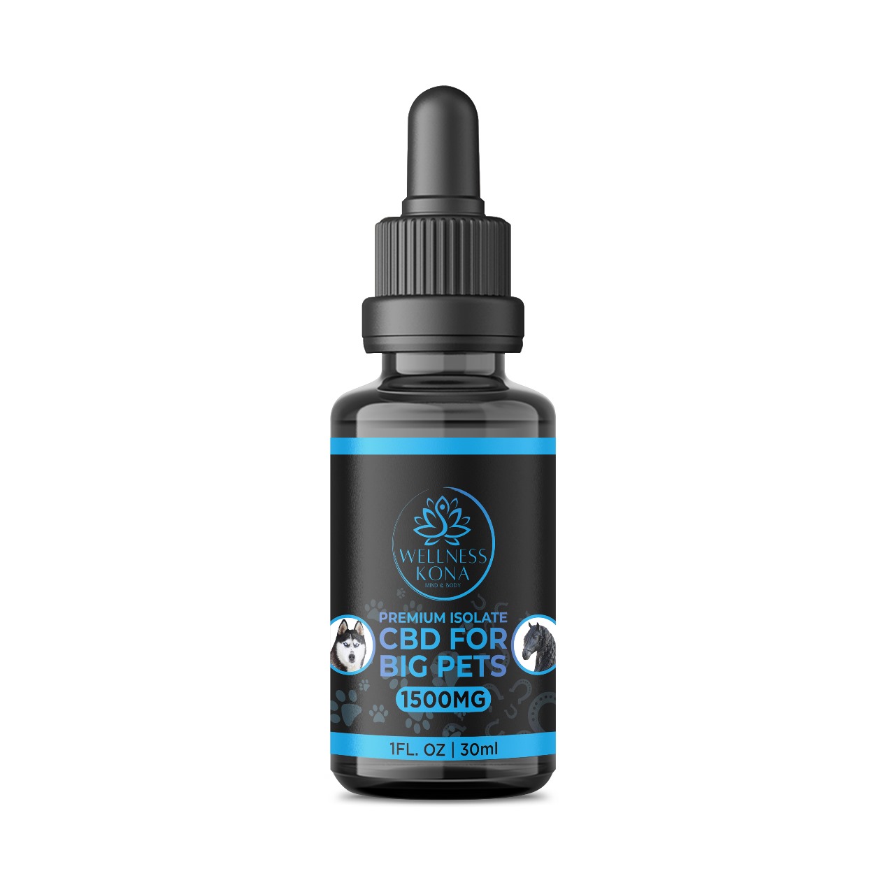 1,500mg Premium Isolate CBD for Pets 30ml/1oz - Image 3