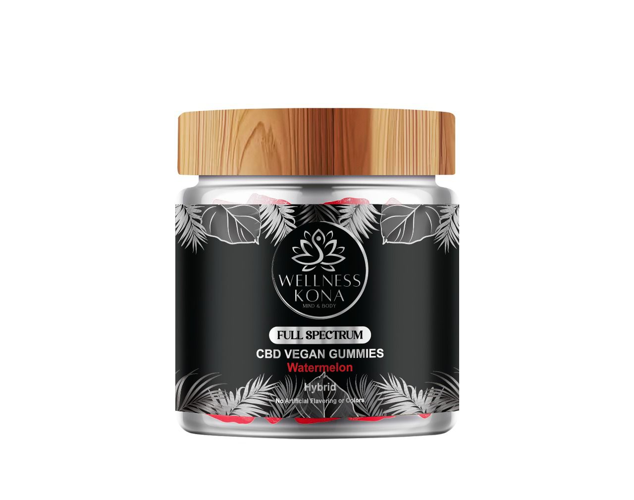 500mg Full Spectrum CBD vegan gummies Watermelon 450ml