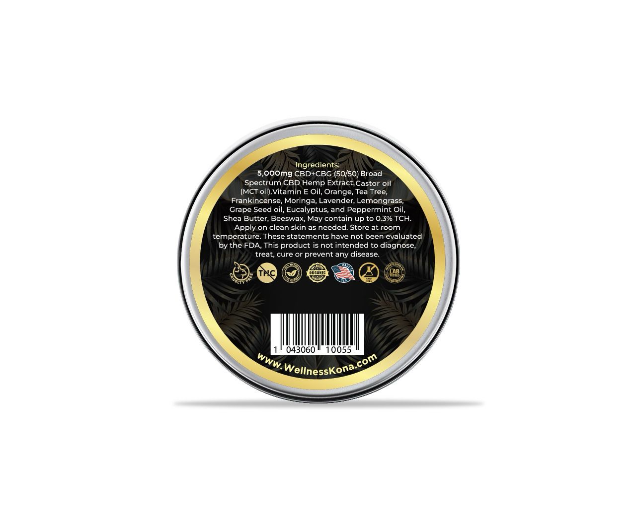 5,000mg CBD+CBG 50/50 SALVE Premium Broad Spectrum 60ml/2oz - Image 2