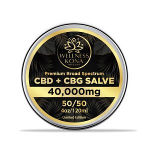 40,000mg CBD+CBG 50/50 SALVE Premium Broad Spectrum 120ml/4oz