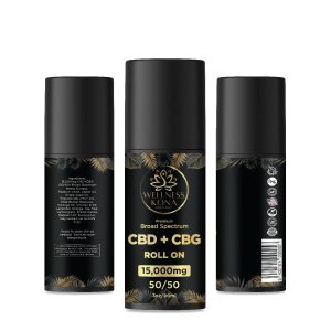 15,000mg Broad Spectrum CBD+CBG Roll-On 90ml