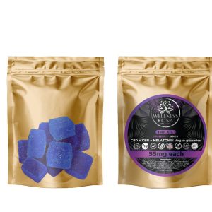 550mg Isolate CBD + CBN + MELATONIN Gummies 10pcs - Mix Berry